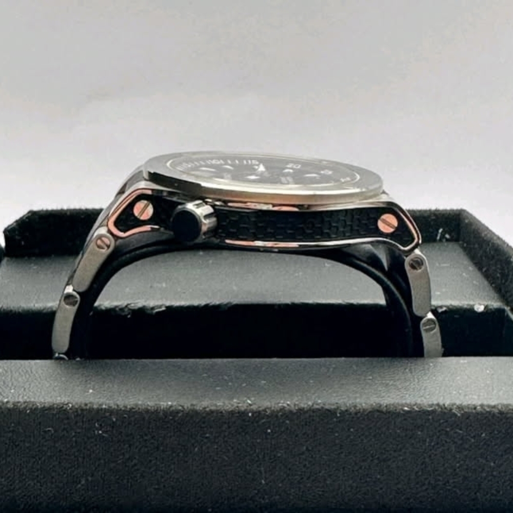 Movado Black Stainless Steel Watch - Picture 8 of 13